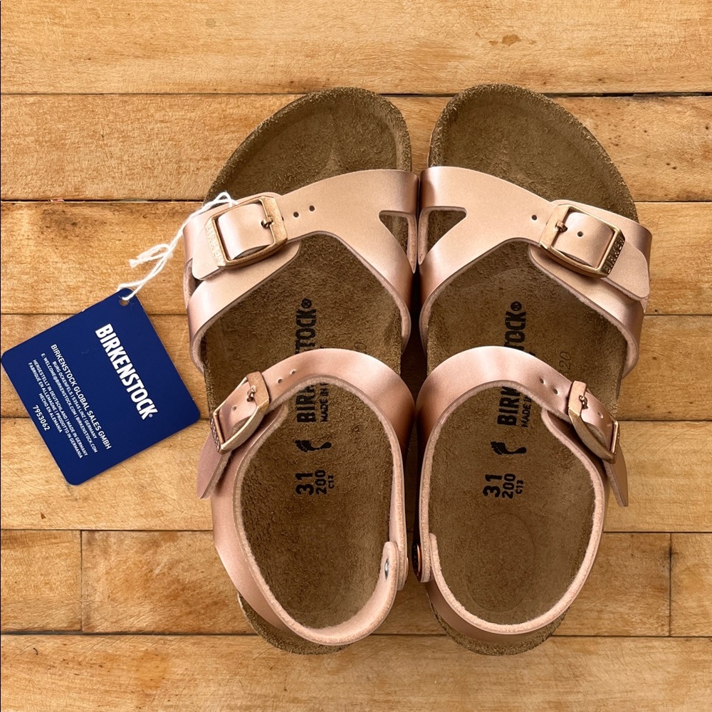 Birkenstock Kids Sandals - Metallic Pink